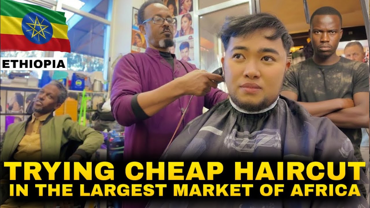 600 PESOS LUXURY VS  60 PESOS CHEAP BARBERSHOP IN ETHIOPIA 🇪🇹 