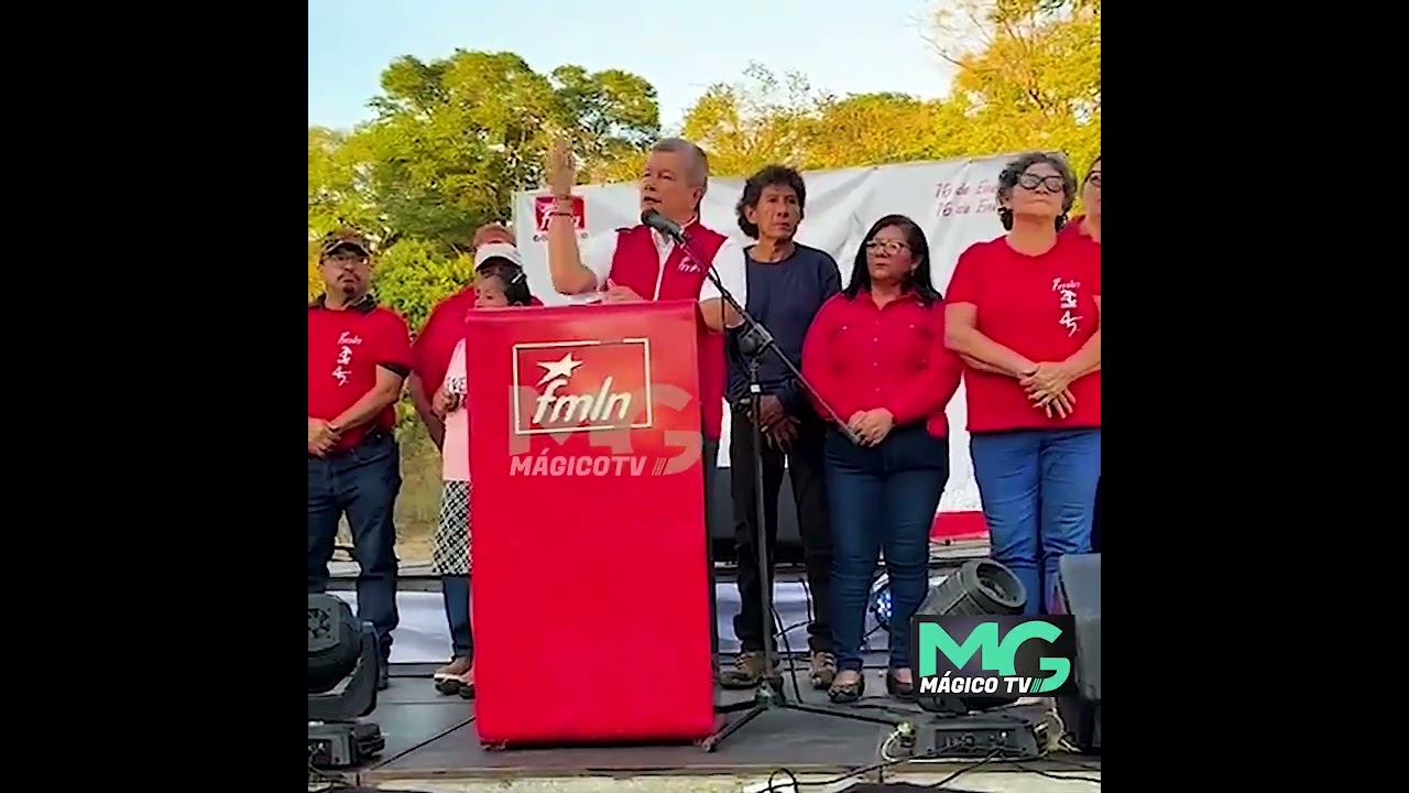 Manuel “el Chino” Flores cuestiona la gestión actual durante acto por los Acuerdos de Paz