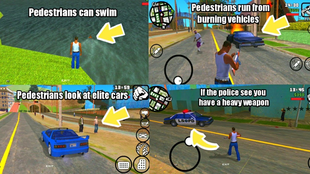 Realism In Peds Mod For Gta Sa Android