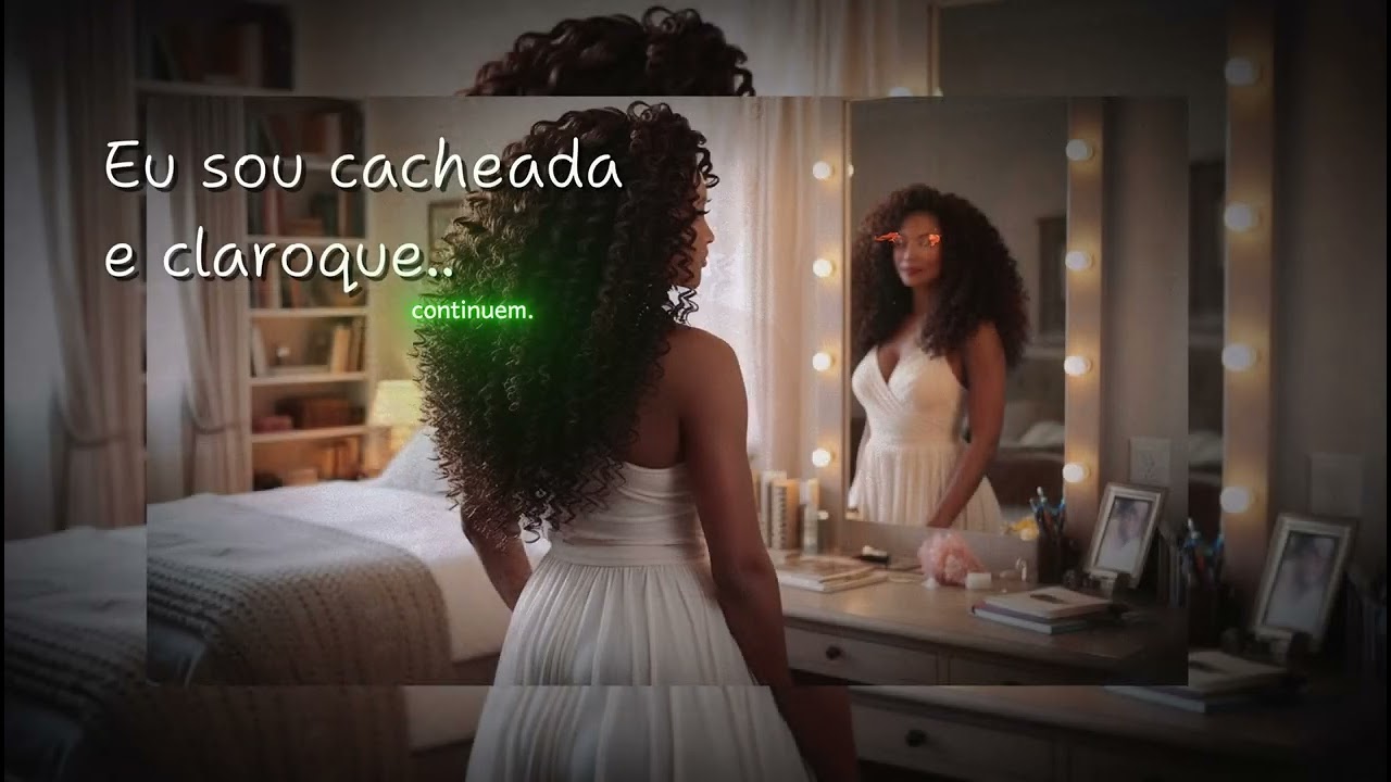Continue essa frase  s&oacute; se voc&ecirc; for cacheada? #cachos #2024