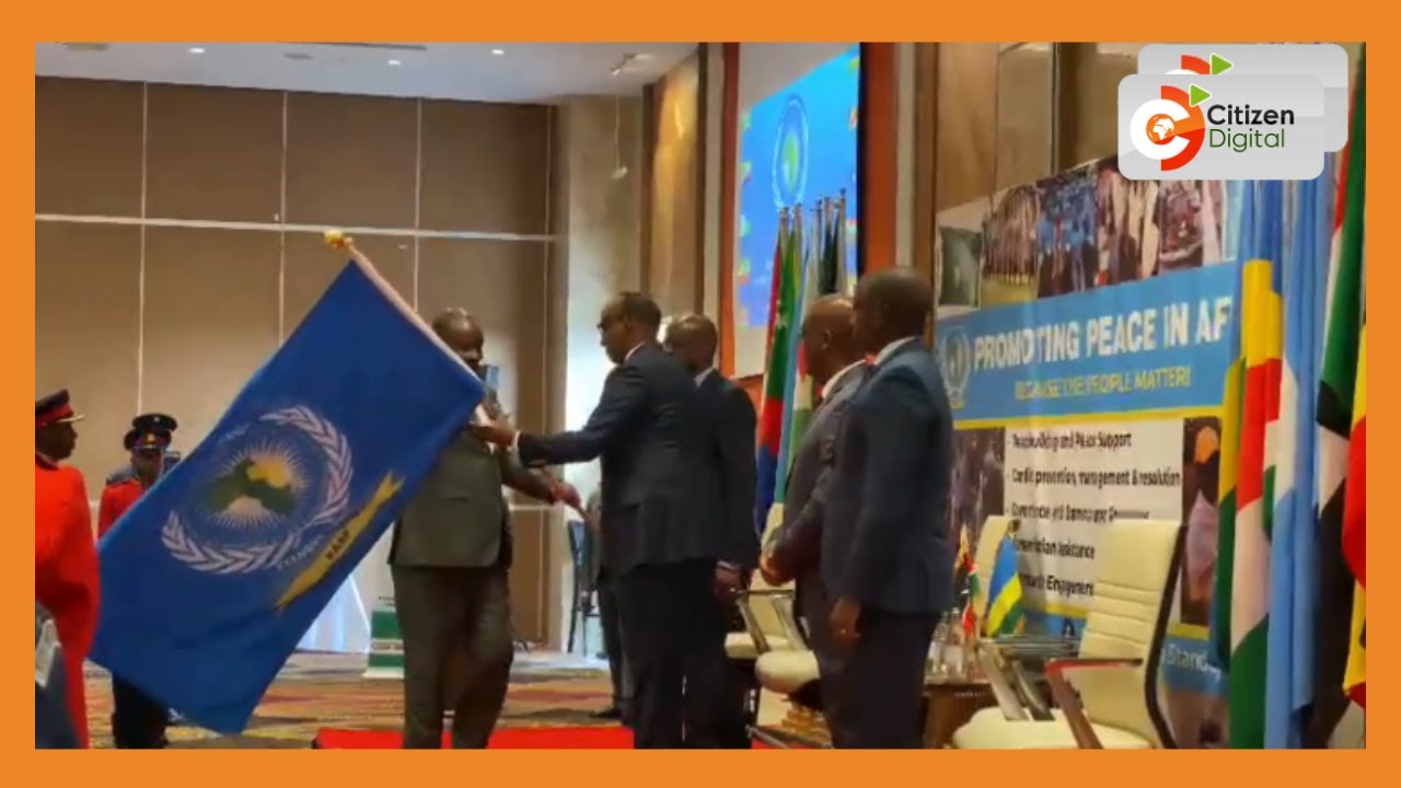 Kenya hands over the chairmanship of the Eastern Africa Standby Force (EASF) to Rwanda