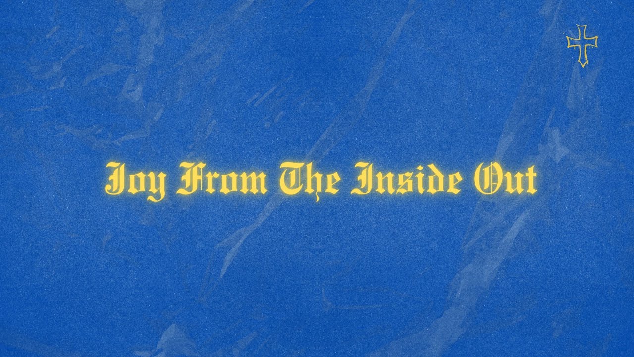 JOY FROM THE INSIDE OUT | Tyrone D Jones | We Are ____