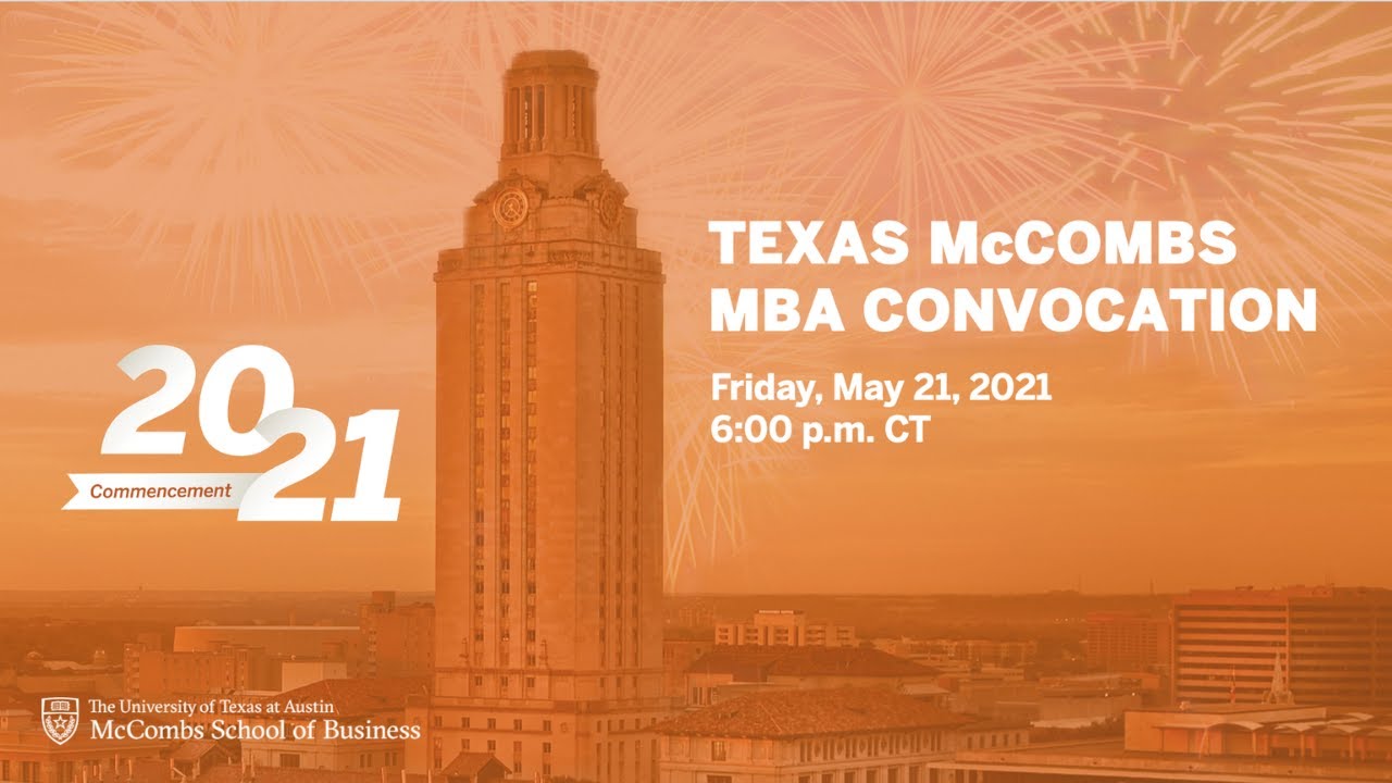 2021 MBA at Houston Spring Commencement | McCombs School of Business