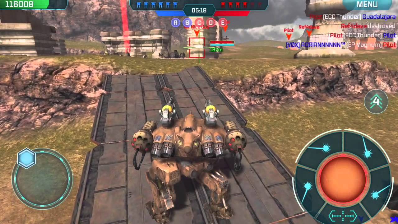 Carnage Gameplay On Springfield (part 3) - War Robots - Test Server