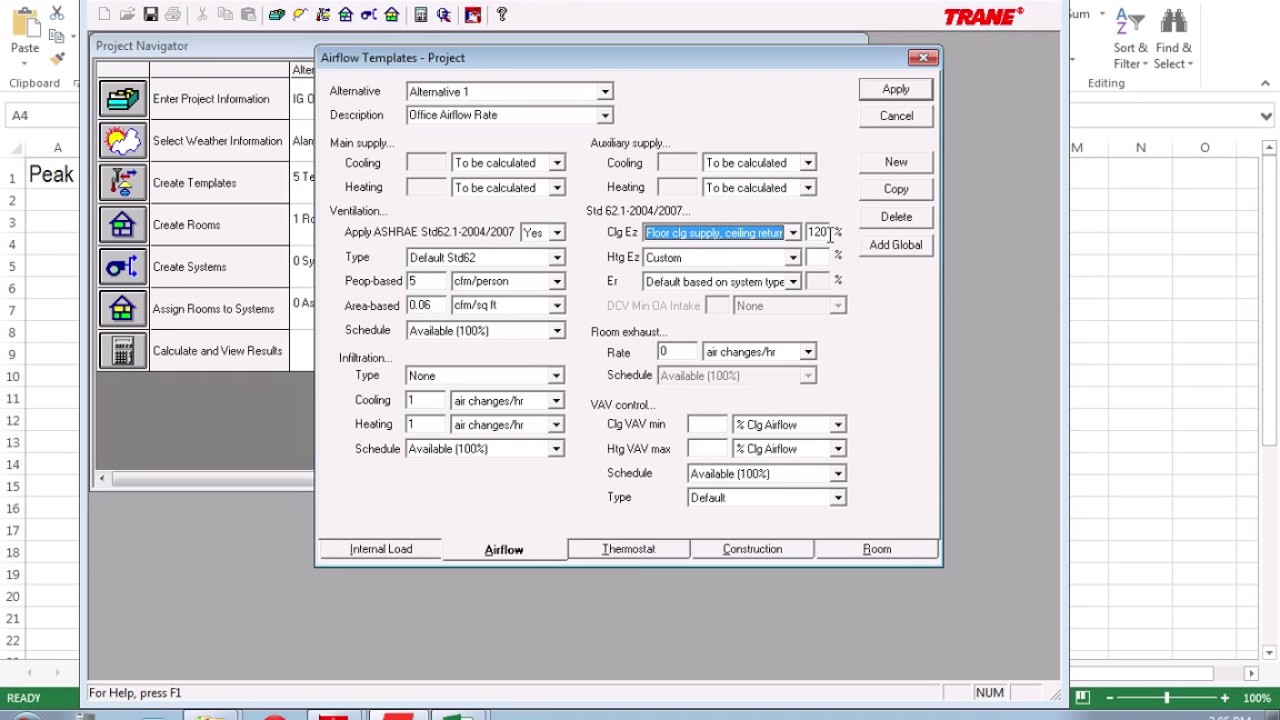 Trane Trace 700 - Basics - Applying Templates Part 1
