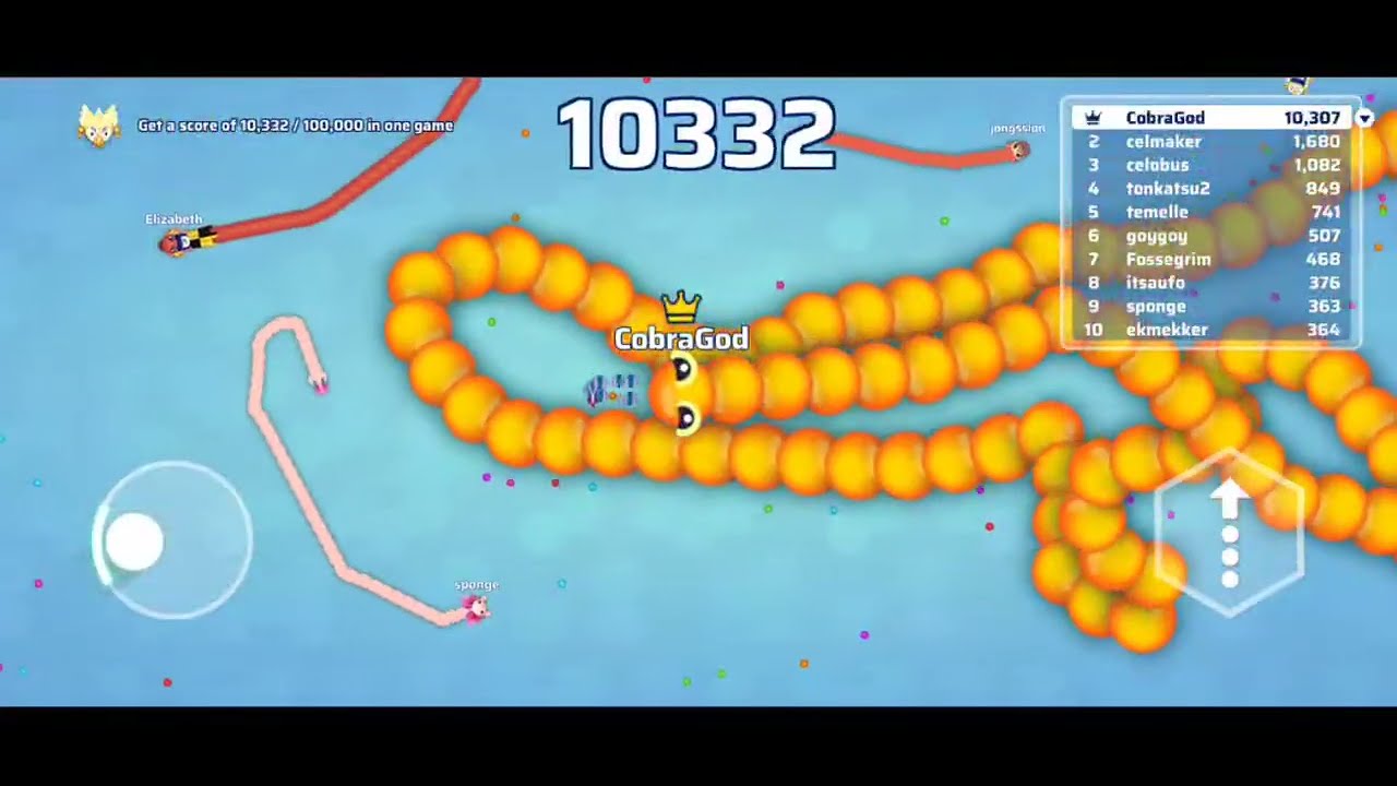 COBRA GOD IS LIVE 🐍 Snake.io Pro Gameplay | Giant Snake Domination