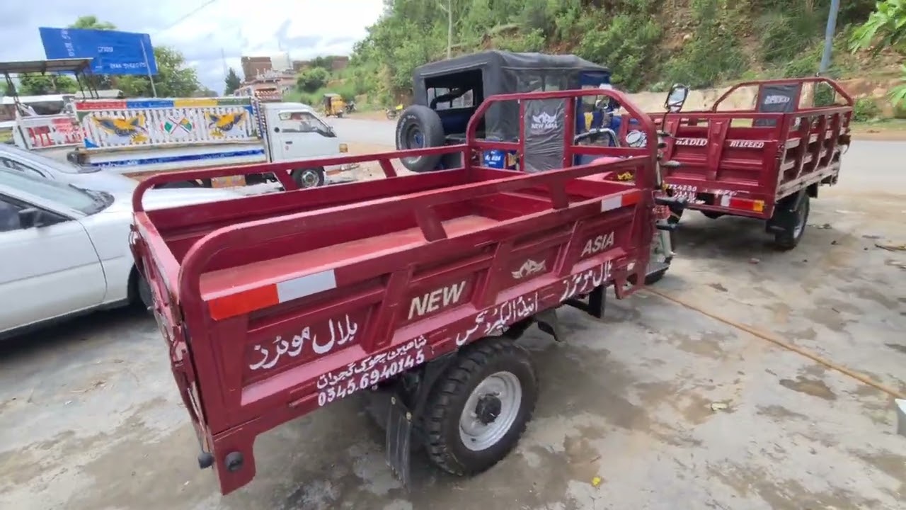 2 Loader Rickshaw For sale in Dadyal Azad Kashmir | 150 cc New Asia 2023 model | Rickshaw  Mirpur AK