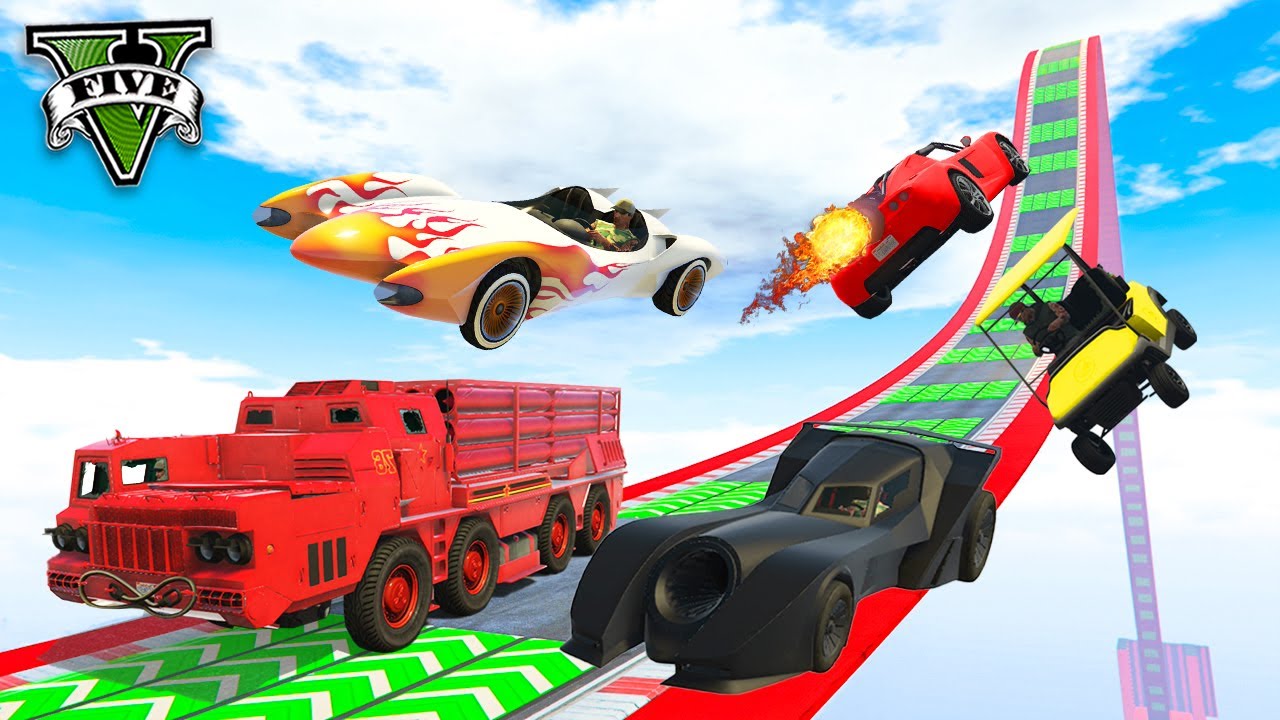 GTA V Online: O VAI E VEM na MEGA RAMPA ONDULADA DE NITRO!!! (QUASE 30 MIN)