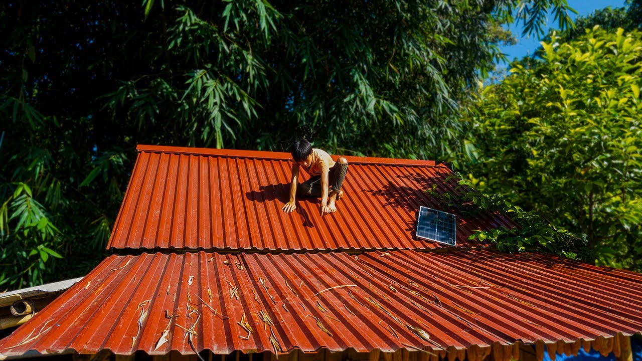 Orphan Boy Fights to Protect His Only Shelter from Nature