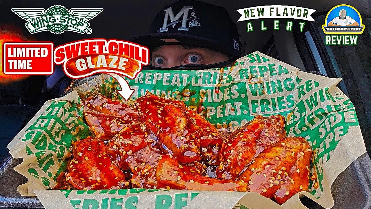 Wingstop&reg; Sweet Chili Glaze Wings Review! 🌶️🐔 | NEW Sauce Alert! | theendorsement