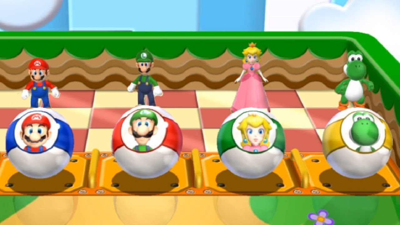 Mario Party 9 - Step It Up - Mario VS Luigi VS Peach VS Yoshi