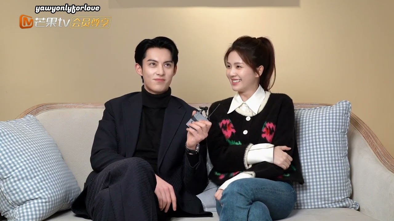 (Eng Sub) 231122 Bai Lu And Wang Hedi Only For Love Interview