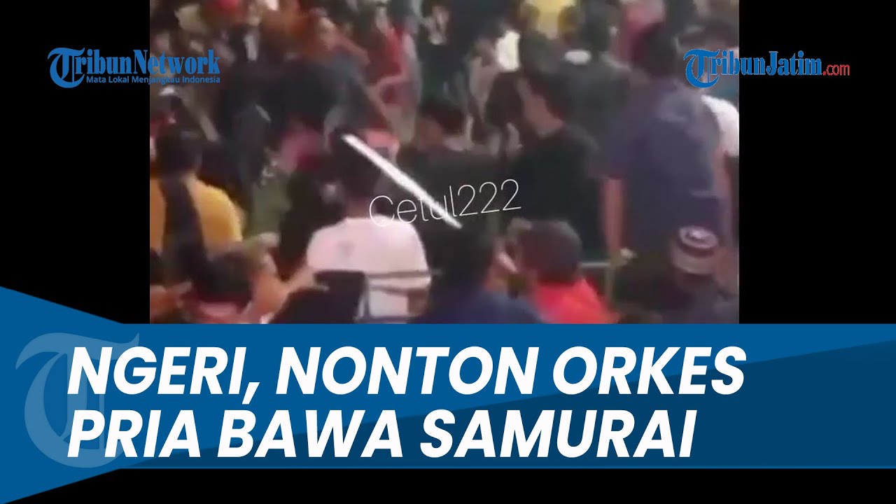 NGERI, Penonton Dangdutan Bawa Samurai di Kudus, Orkes Bubar