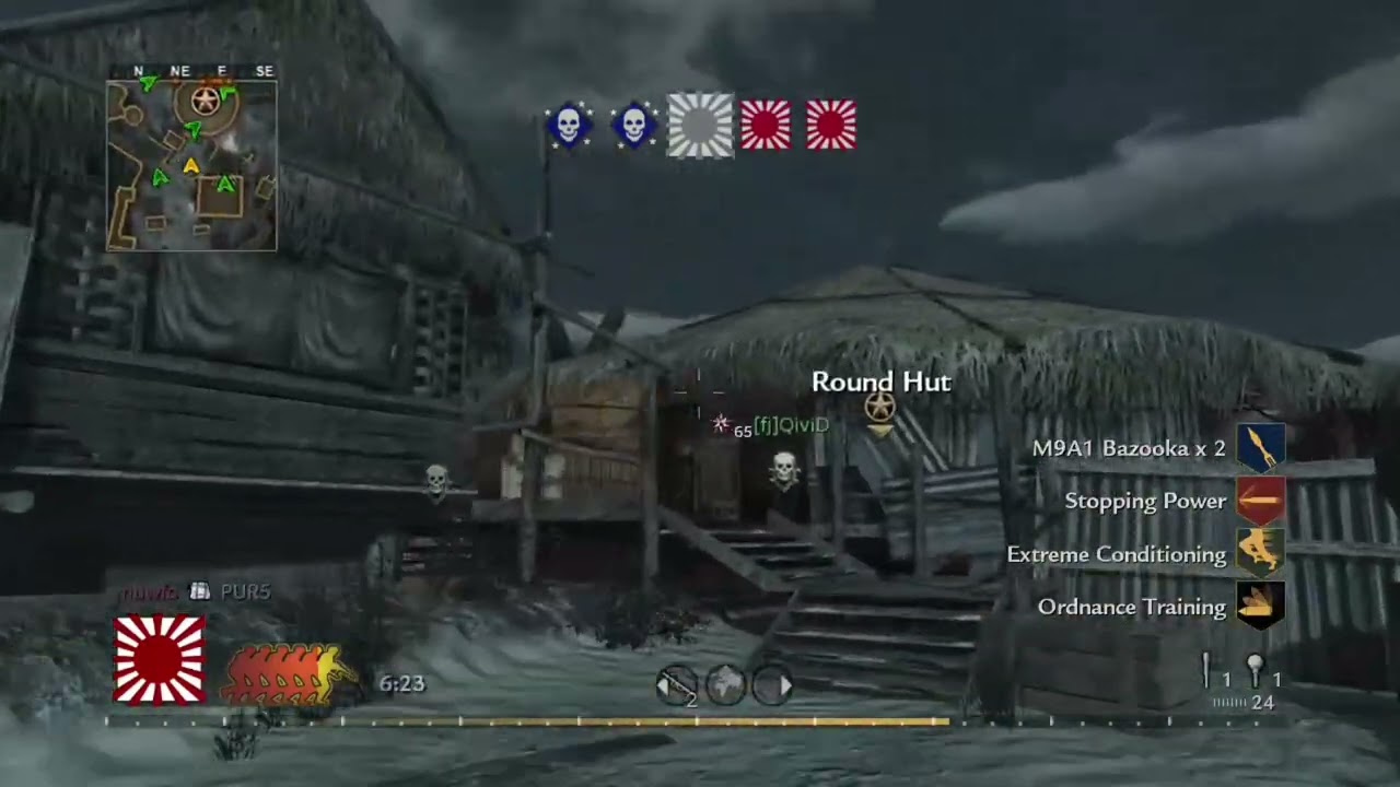 Double Barrel Shotgun Call of Duty WaW gameplay