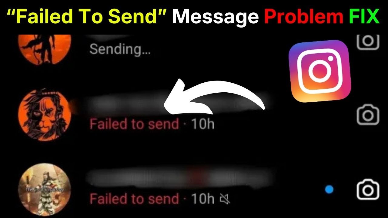 Instagram Message Failed To Send | Instagram DM Not Working Fix | Instagram Messages Not Sending