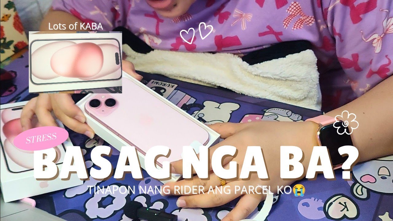 IPHONE 15 BASAG NGA BA? TINAPON NANG RIDER😭😭
