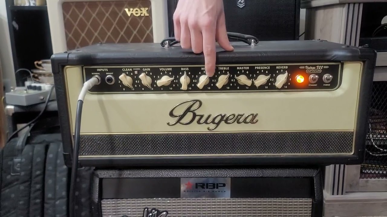 Bugera V22 Amp Red Mod Testing