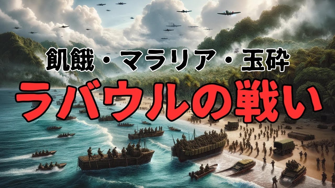 「ラバウルの戦い」いまさら聞けない日本の出来事 #ラバウルの戦い #第二次世界大戦 #太平洋戦争 #歴史解説 #戦史 #日本軍 #オーストラリア軍 #ニューギニア戦線