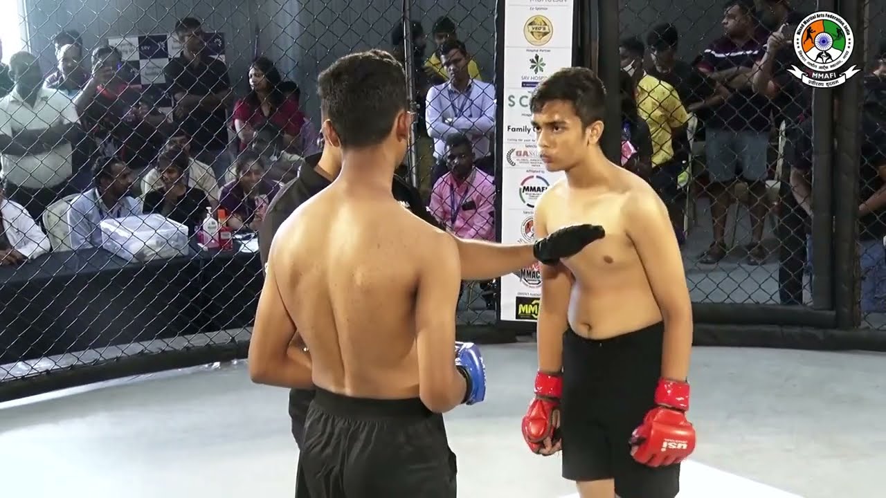 Atharva Kamble VS Tasya Chaugule_Junior U16 MMA Org by- MMAFI Mixed Martial Arts Federation India.