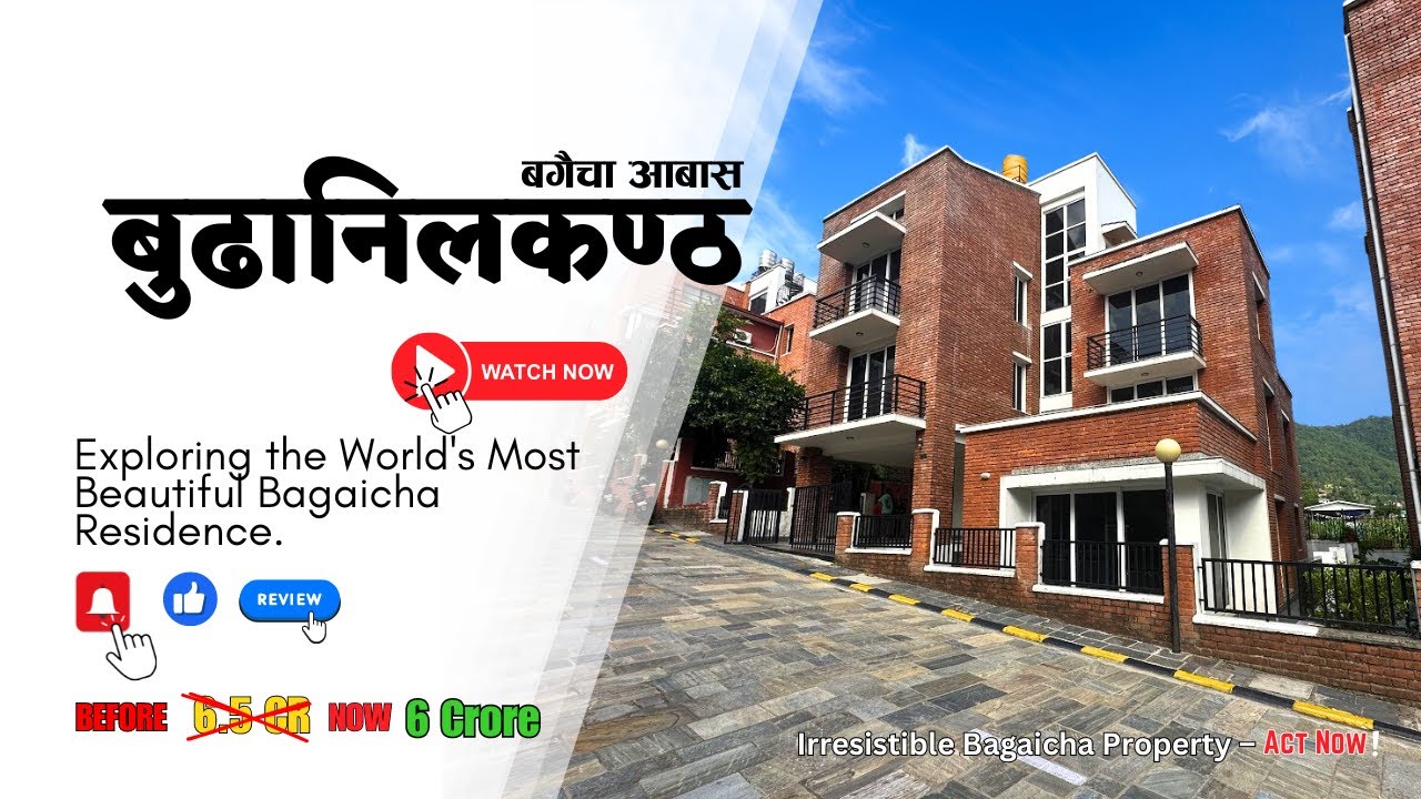 Luxurious Home Near Buddhanilkantha Mandir | Serene 8 Aana Property in Bagaicha Colony, Kathmandu
