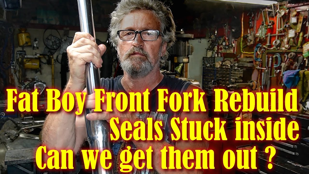 Fat Boy Fork Leg Rebuild  Stuck Seals, Will they come out??