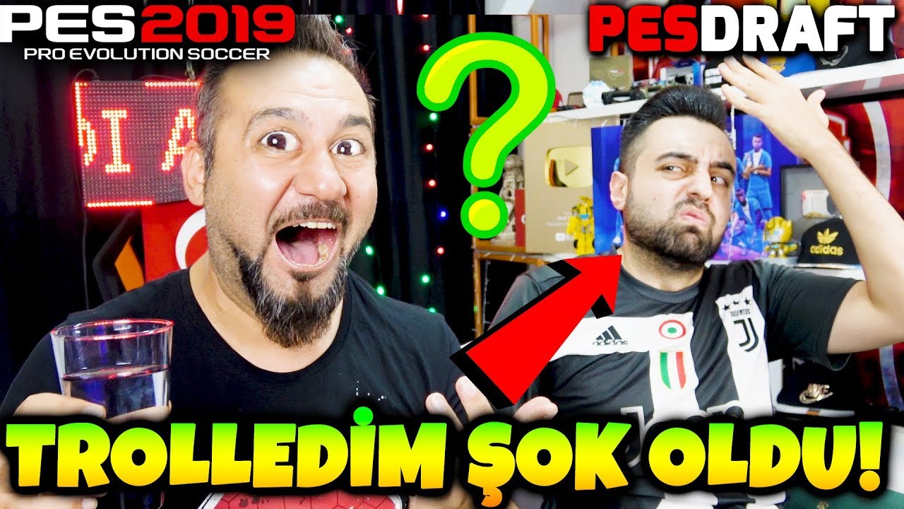 ÜMİDİYİ TROLLEDİM 2 KERE ŞOK OLDU! ÖDÜL-CEZA CHALLENGE! | PES 2019 PESDRAFT