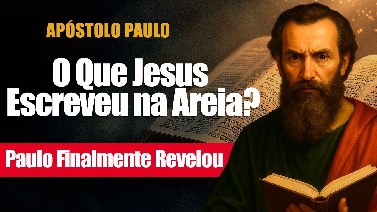 O Que Jesus Escreveu na Areia? Paulo Finalmente Revelou