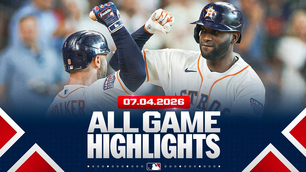 Highlights from ALL GAMES on 7/4 (Yordan Alvarez is Houston's hero, Yamamoto sparkles, and MORE!)