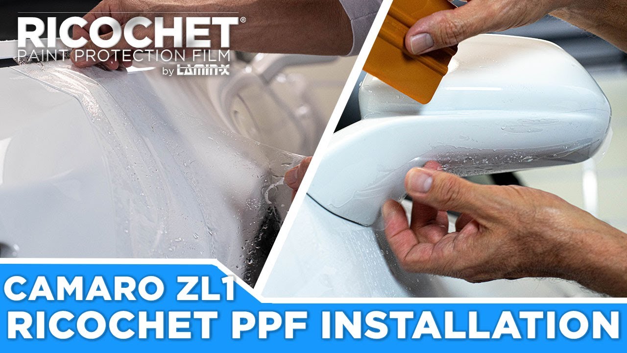 Installing Lamin-x Ricochet Paint Protection Film on a 2023 Camaro ZL1!
