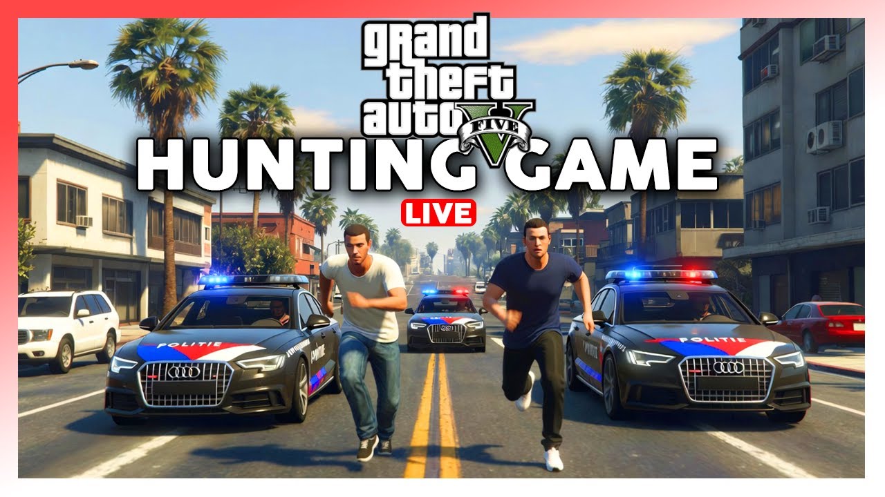 KAN IK ONTSNAPPEN? 🏃‍♂️💨 | GTA V: Hunting Game #99