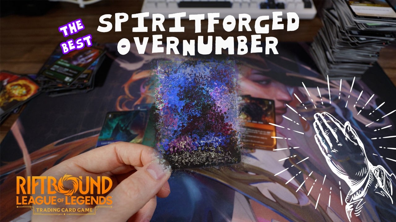 THE BEST OVERNUMBERED CARD!! | Riftbound Spiritforged Unboxing #5