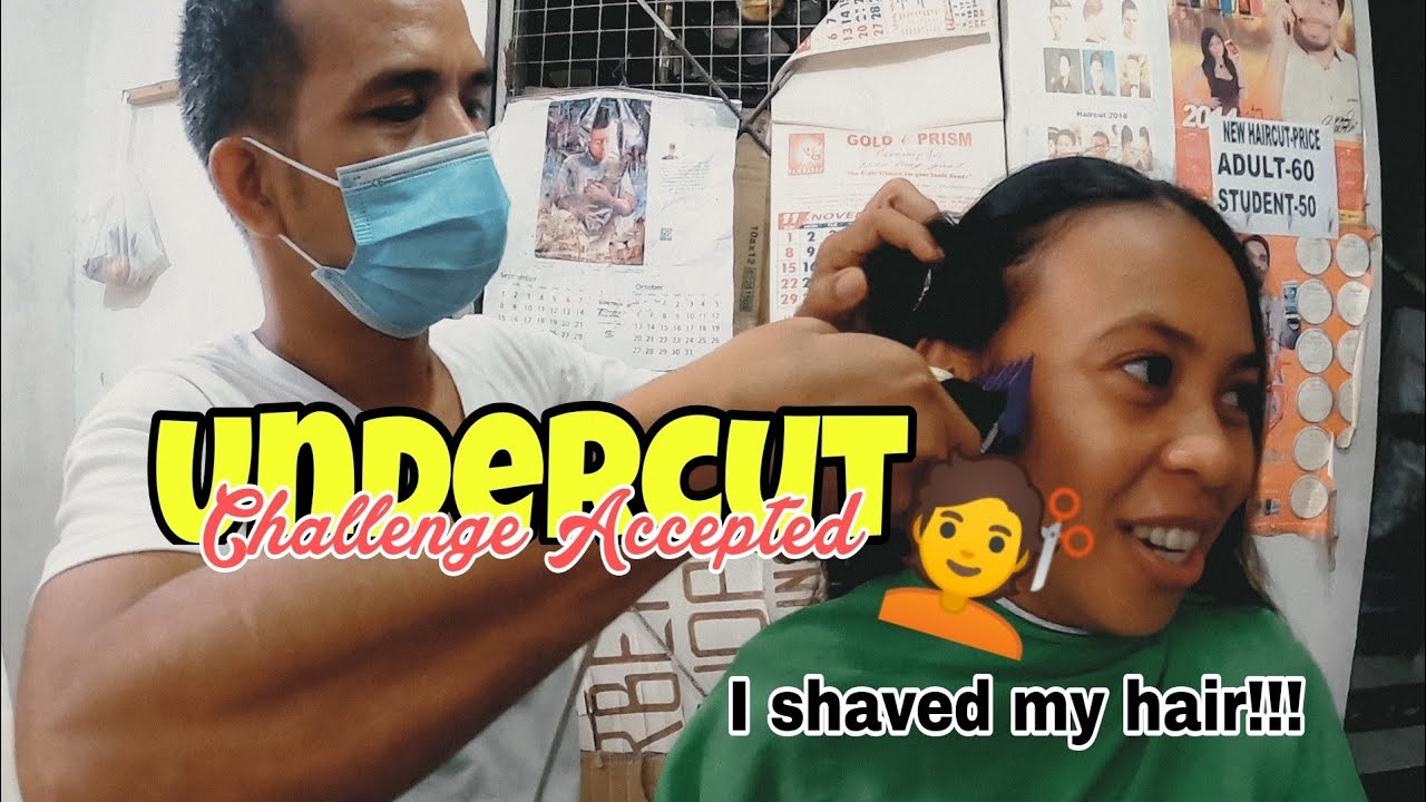 Undercut Challenge Accepted | My First Haircut in a Barber Shop | Maistrang Laagan