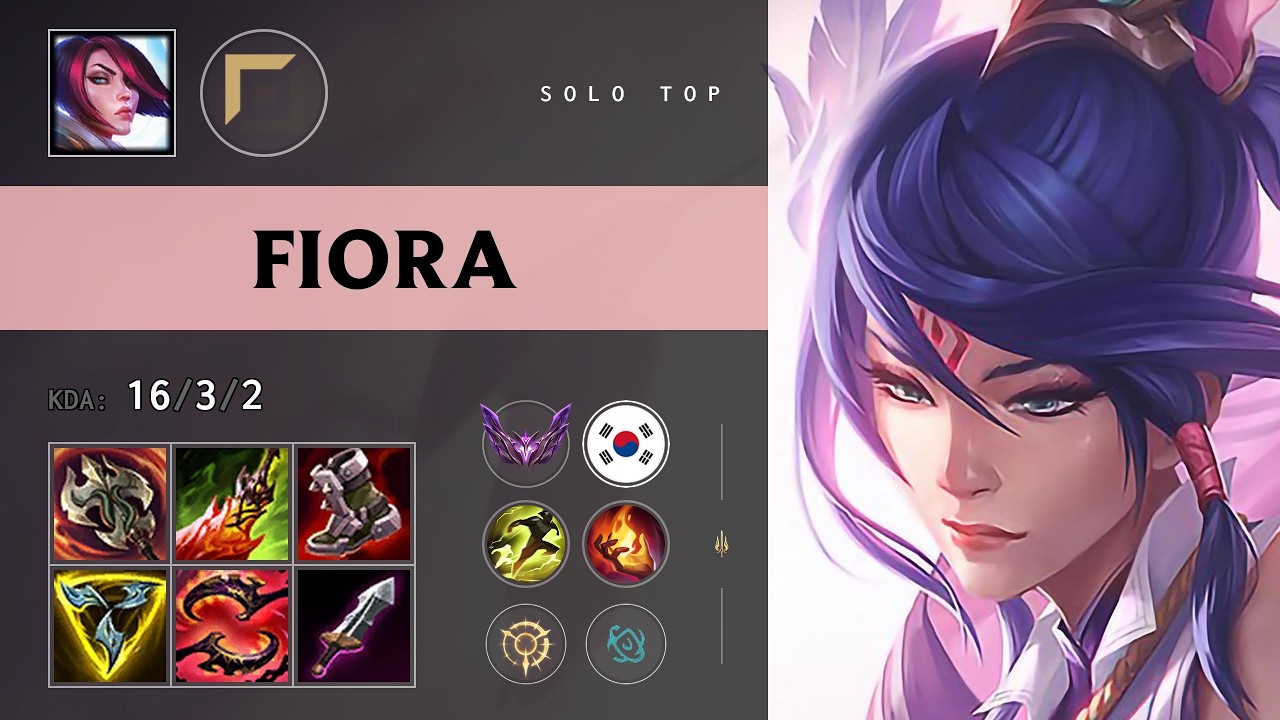 Fiora Top vs Jayce - KR Master Patch 26.17