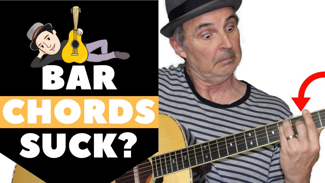 My System for Playing Bar Chords That Never Fails - Guitar Lessons for Beginners