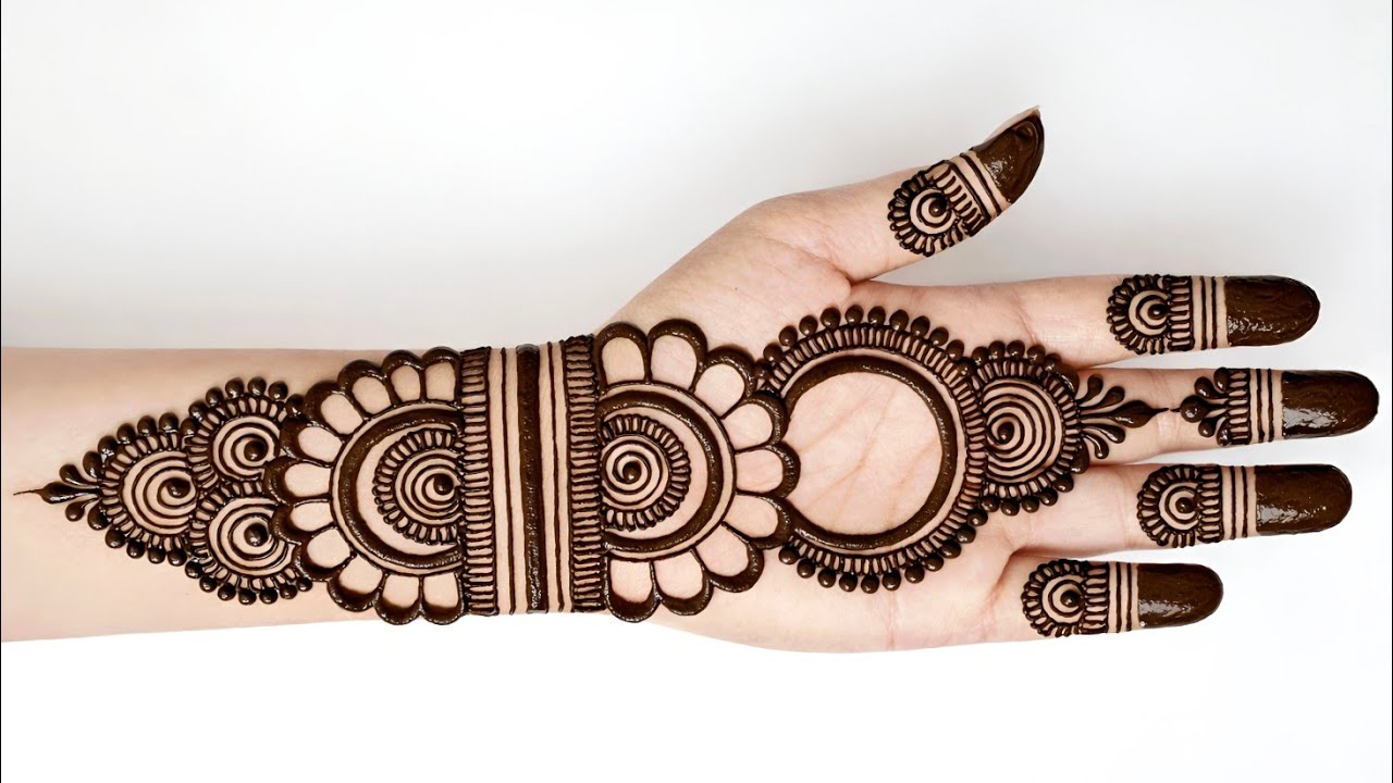 Front hand mehndi easy | simple stylish mehndi | latest mehndi design new | mehandi design | mehndi