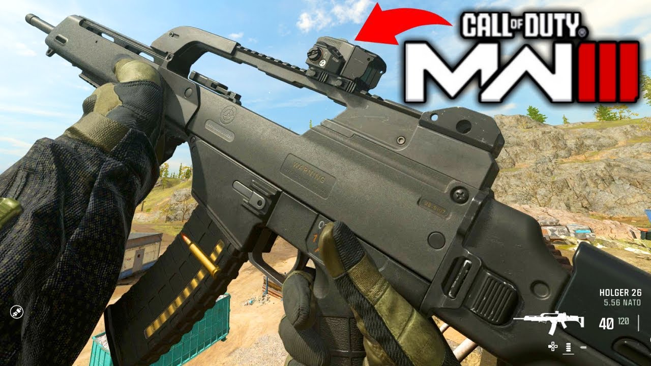Classic Thermal G36 Rifle in Modern Warfare 3 BETA Gameplay