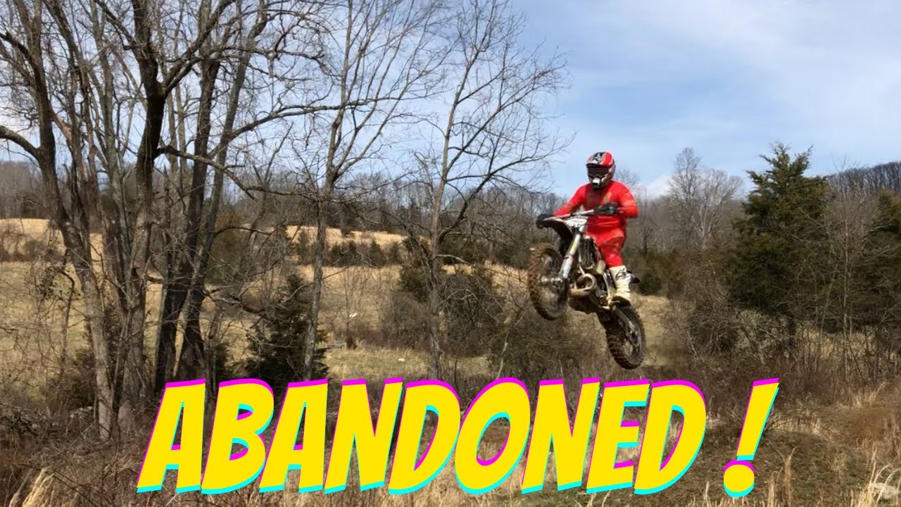ABANDONED MOTOCROSS TRACK!