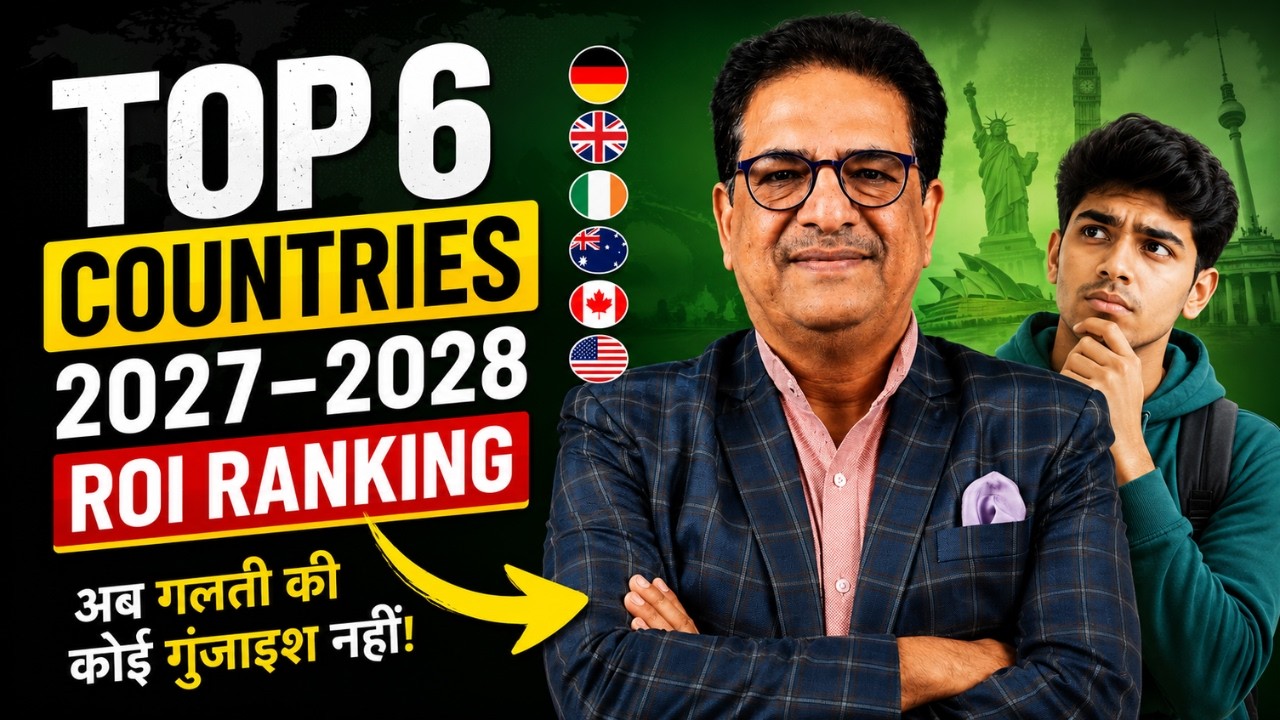 Top 6 Countries to Study Abroad for Indian Students in 2027-2028 | Options With Best ROI