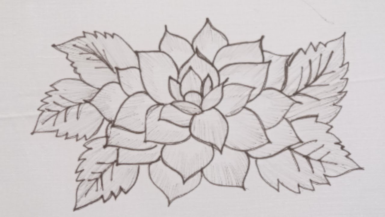 Hand embroidery, Easy and beautiful flower embroidery , Hand embroidery flower design