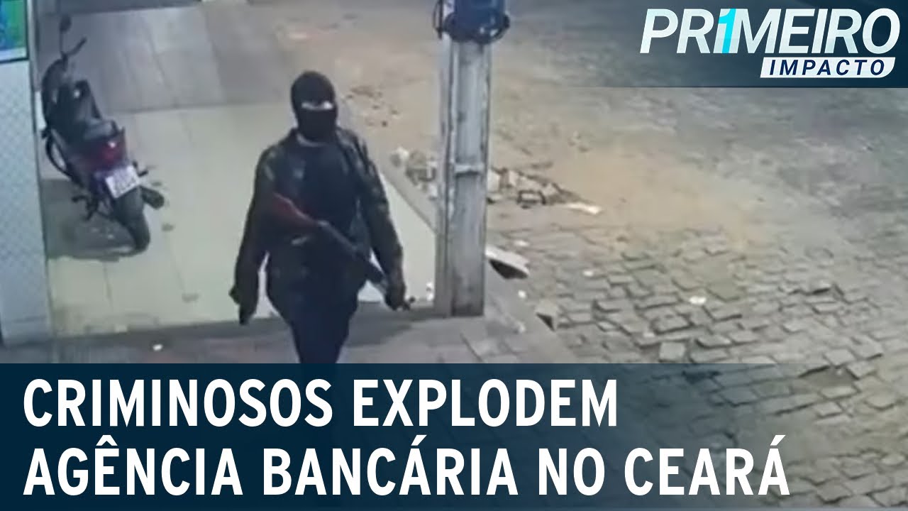 Criminosos explodem agência bancária e atingem prefeitura de Ipu (CE) | Primeiro Impacto (07/12/22)