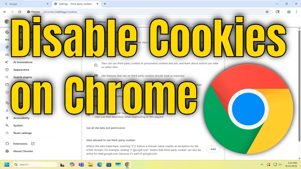 How To Disable Cookies on Google Chrome [Guide]
