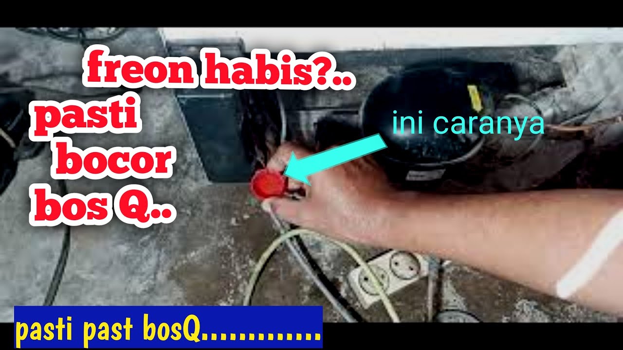 Cara tentukan kebocoran pada kulkas