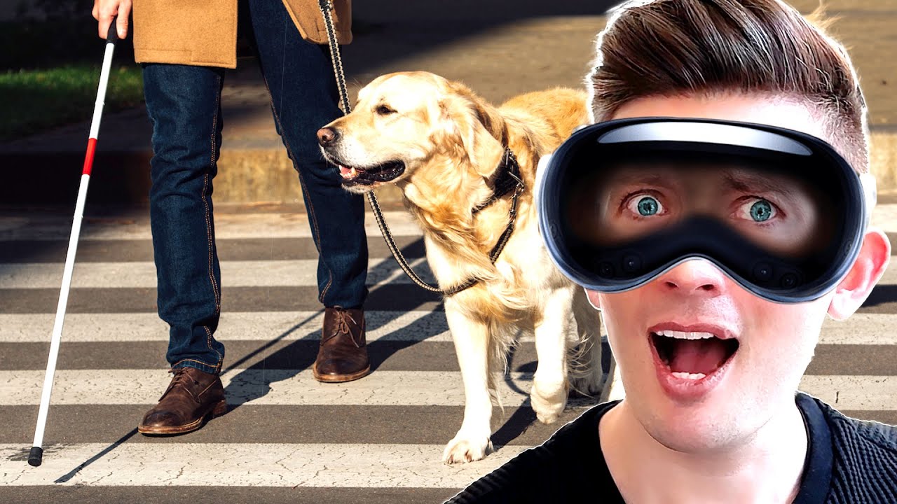 Blind man TESTS Vision Pros - Can it enhance my TINY bit of sight?