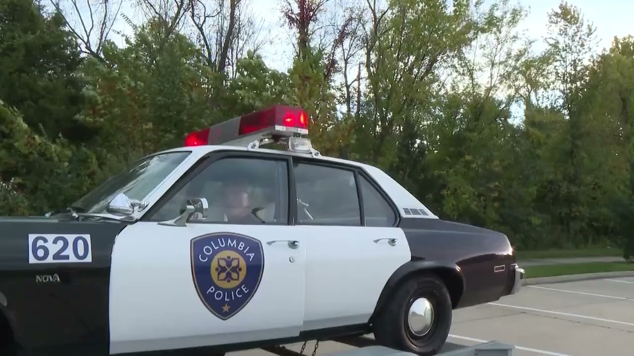 KOMU news story of 1977 Nova 9C1 in annual Columbia, MO University of Missouri homecoming parade