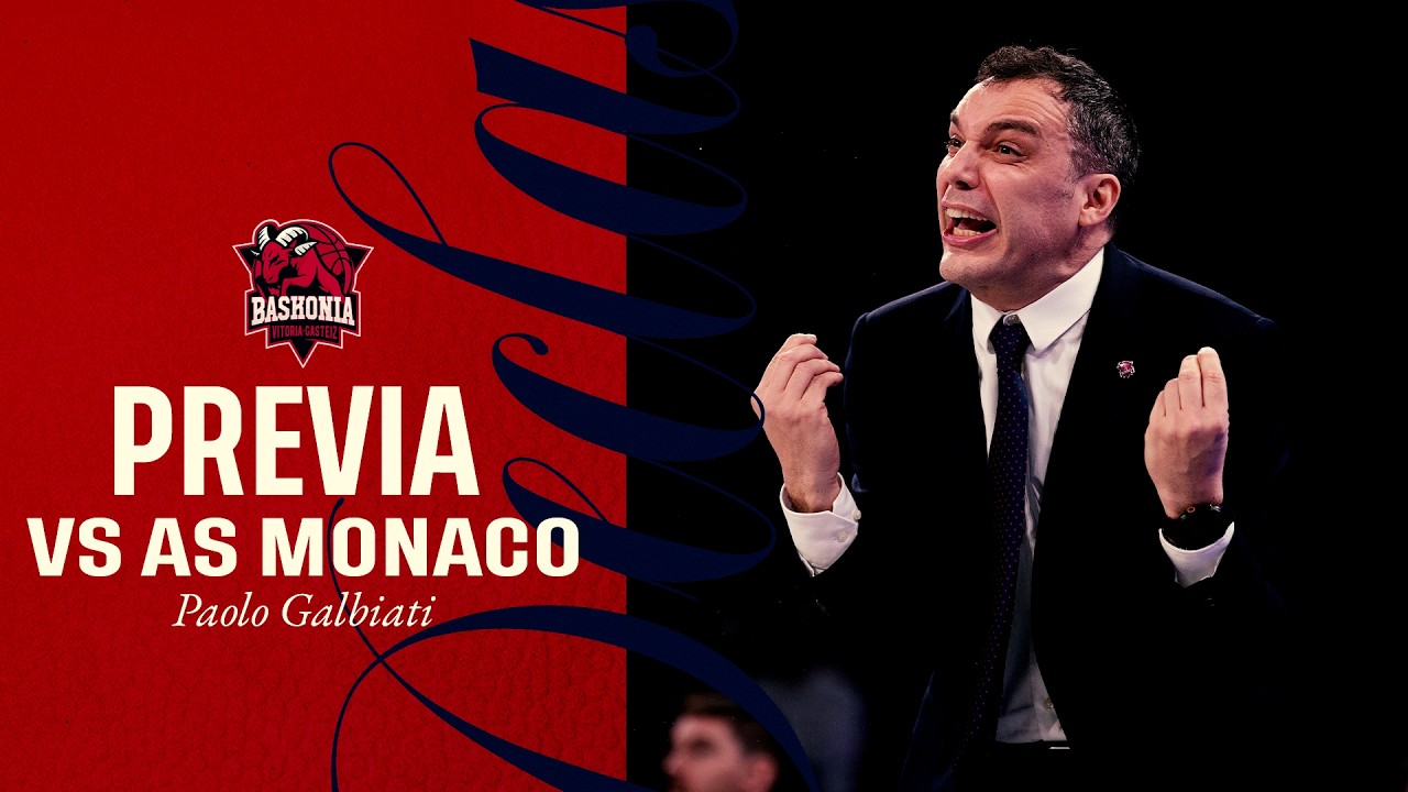 La previa de Paolo Galbiati antes del duelo AS Monaco - Kosner Baskonia