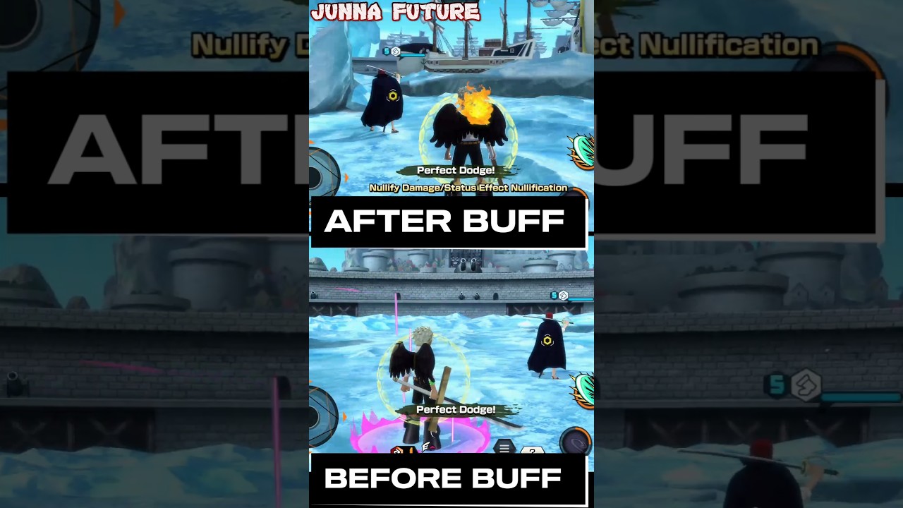 Before & After Buff Comparison - Seraphim S-Hawk One Piece Bounty Rush OPBR #onepiece #gaming #opbr
