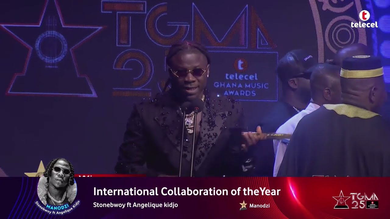 Stonebwoy wins International Collaboration of the year TGMA25