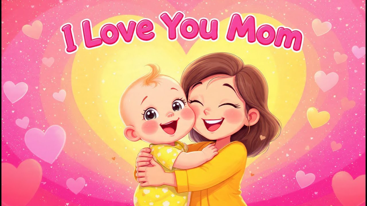 I Love You Mom Nursery Rhyme 💖👩‍👧 Sweet Mommy Love Song for Toddlers
