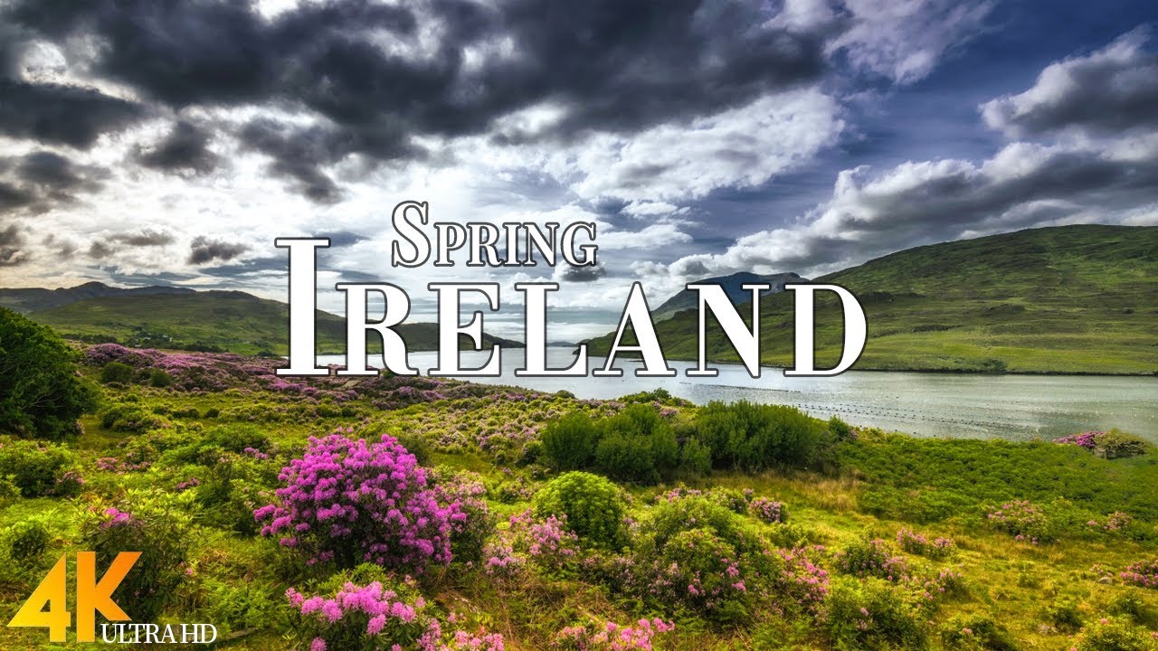 Spring Ireland 4K Ultra HD &bull; Explore Beautiful Spring Ireland, Relaxation Film with Calming Music.