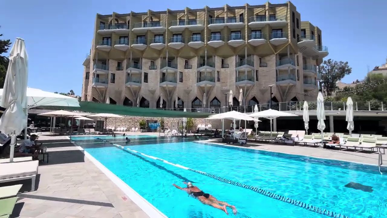 Inbal hotel, Jerusalem - pool outdoors   #hoteljerusalem #vacation #weekend #jerusalem #hotel